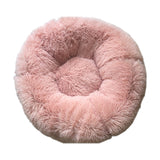 Round Plush Cat And Dog Bed