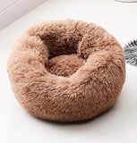 Round Plush Cat And Dog Bed