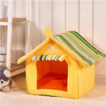 House for Dog Waterproof Stripe Detachable