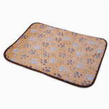 Pet Blanket Summer Winter Use Dog Cat Bed Mat Foot Print